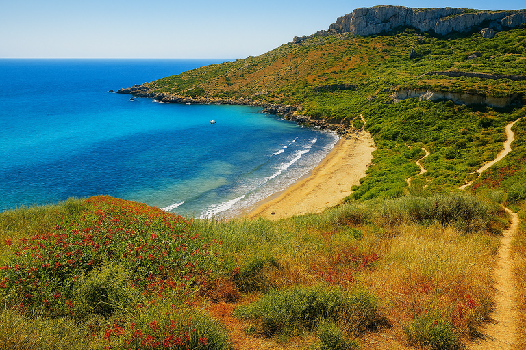 From Sliema: Around Malta Cruise with 3 Swim Stops and Lunch