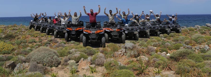 Crète : Safari en quad avec déjeuner et baignade à Malia