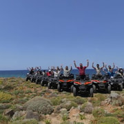 Creta: Safari en quad con comida y baño en Malia