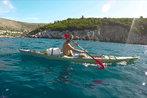 Dubrovnik: Guidad tur med havskajakpaddling och snorkling