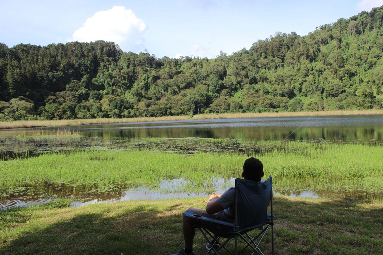 La lagune verte en quad