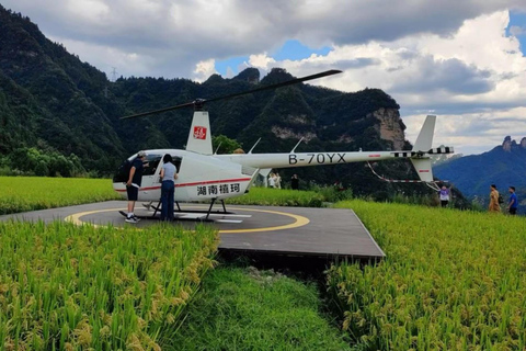 Zhangjiajie: Helicopter Flight Experience Helicopter Charter Route F Experience