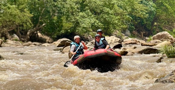 Chiang Mai: Sticky Waterfall, Whitewater & Bamboo Rafting