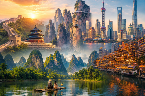15-Day China: Beijing·Shanghai·Chongqing·Zhangjiajie·Guilin