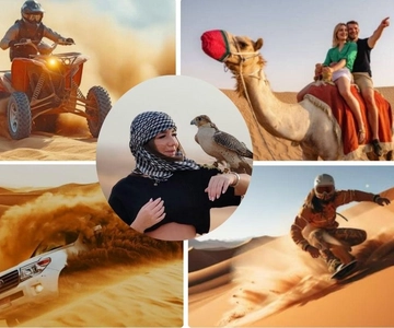 Qatar: ATV & Quad Dune Bashing, Camel Ride, & Sandboarding