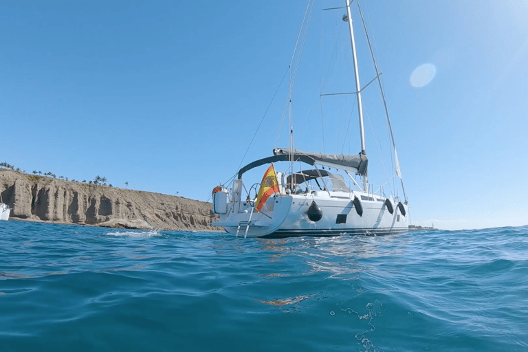 Pasito Blanco : 3H tour privado en velero con comida y bebida