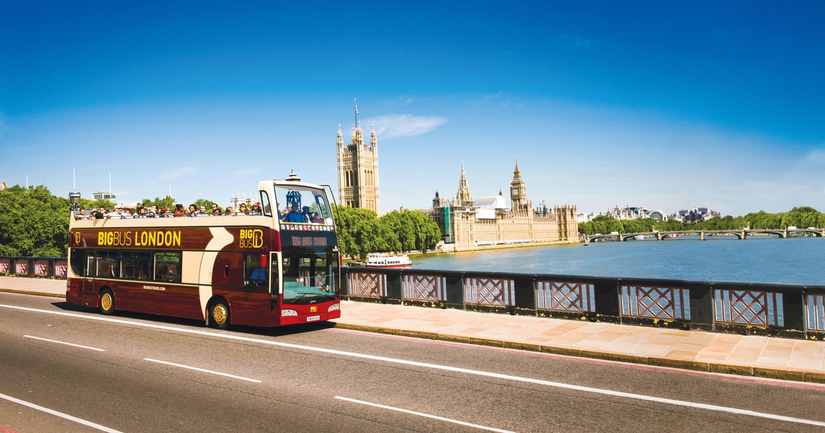 London Big Bus Hop On Hop Off Tour With River Cruise Option GetYourGuide