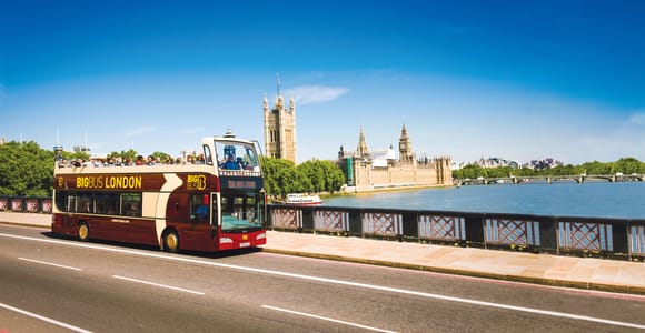 London: Big Bus Hop-On, Hop-Off mit optionaler Flusskreuzfahrt