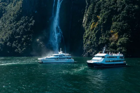 Milford Sound: Crucero por la naturaleza en un moderno catamarán
