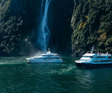 Milford Sound: Cruzeiro pela natureza num catamarã moderno