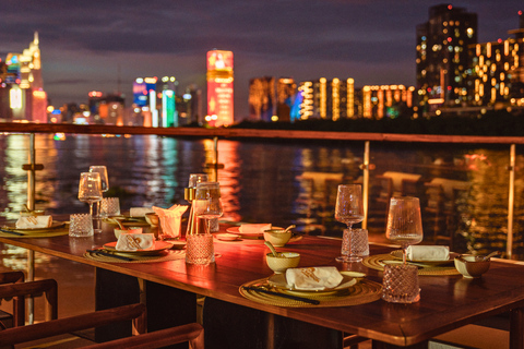 Ho Chi Minh City: Sunset Cyclo and Dinner Cruise Tour Sunset Cyclo and Premium Dinner Cruise