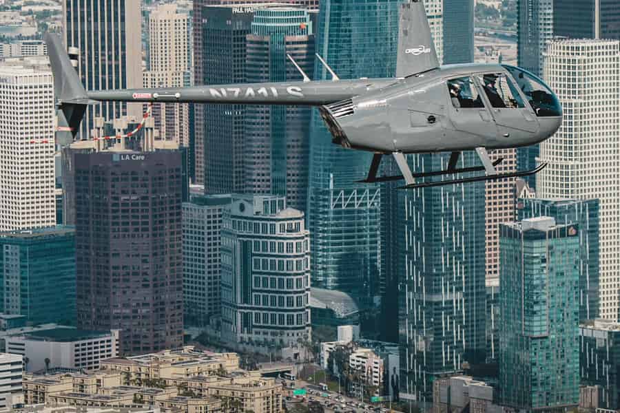 Hubschrauber-Tour in Los Angeles: Hollywood, DTLA und Beverly Hills. Foto: GetYourGuide Hubschrauber-Tour in Los Angeles: Hollywood, DTLA und Beverly Hills. Foto: GetYourGuide