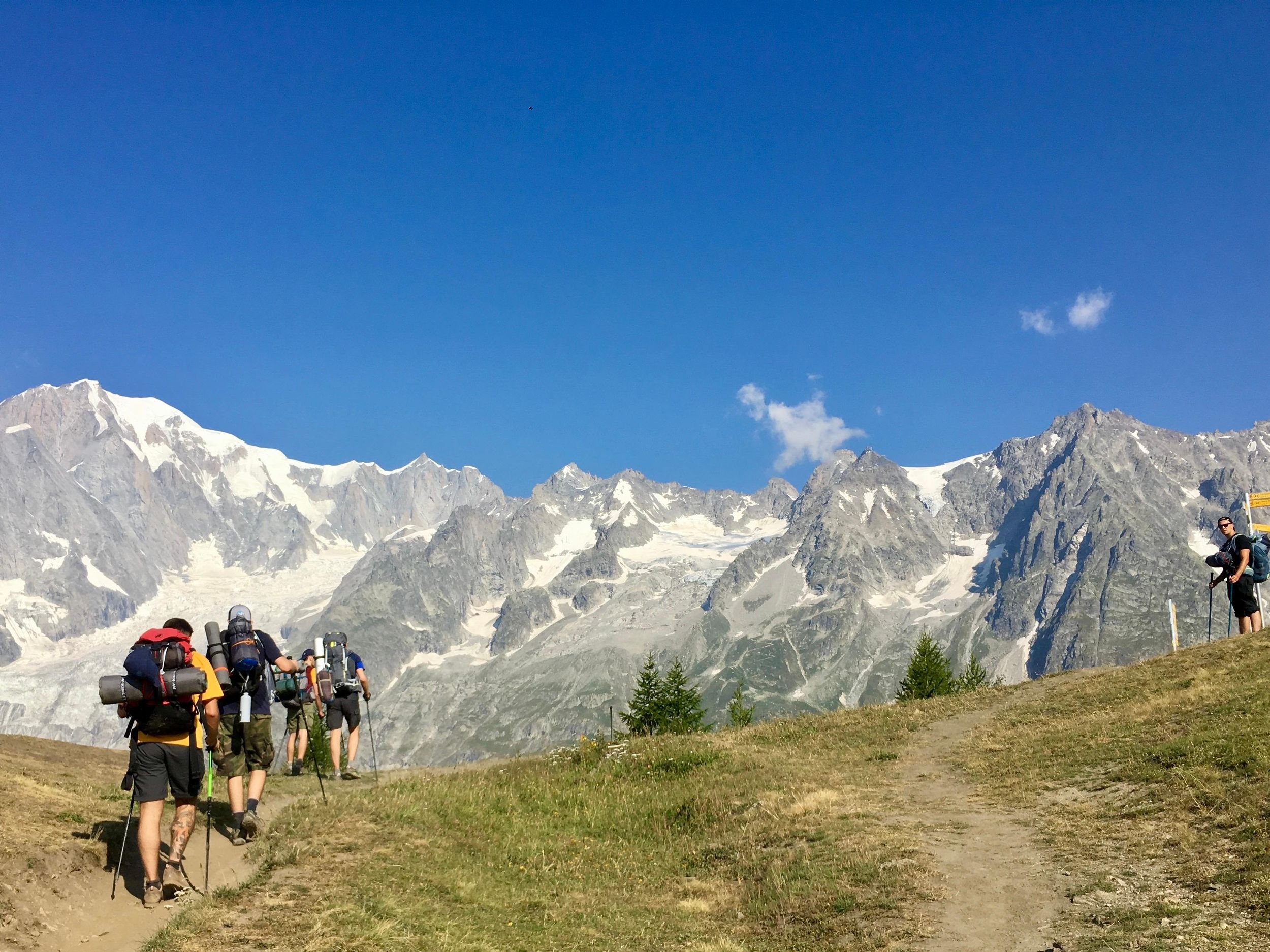 Balconata Val Ferret: das spektakulärste Trekking am Mont Blanc