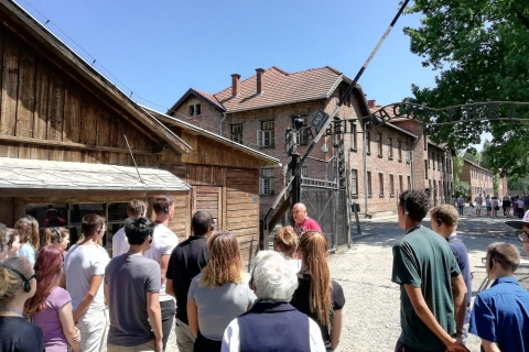 De Cracovie: excursion d'une journée à Auschwitz et à la mine de sel de WieliczkaVisite en anglais depuis le point de rendez-vous - Annulation gratuite