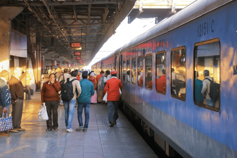 From Delhi: Agra Day Trip by Train with Taj Mahal & Lunch 1st Class Train with Car, Guide, Entry Ticket & 5 Star Lunch