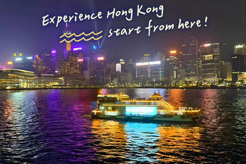 Hong Kong: Victoria Harbour Water Taxi Sightseeing Cruise 45Mins Sightseeing Trip with Modern Cruise