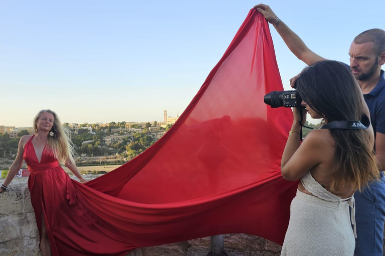 Malta: Flying Dress Photoshoot & Video Experience