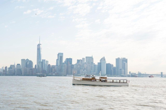Visit Manhattan Statue and Skyline Cruise Aboard a Luxury Yacht in New York City, New York