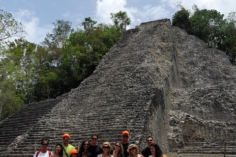 Coba: forntida mayatempel, mayaindianernas djurliv, tacos, cenote!