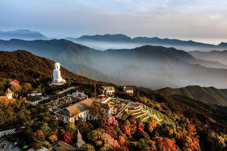 Ba Na Hill With Golden Hand Bridge