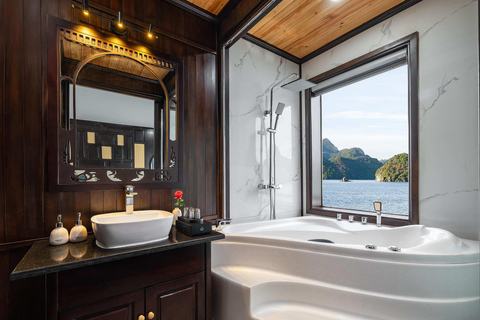 Amanda Pearl Cruise - Ha Long & Lan Ha Bay Multi-Day Cruise Departing at Ha Long (Check-in at 11:00 AM)