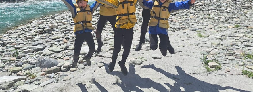 Queenstown : rafting sur la Shotover River et visite du Skippers Canyon