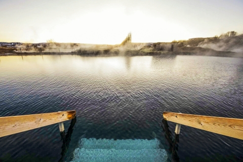 Vanuit Reykjavik: Gouden Cirkel, Kerid, & Secret LagoonTour met ophaalservice vanaf geselecteerde locaties