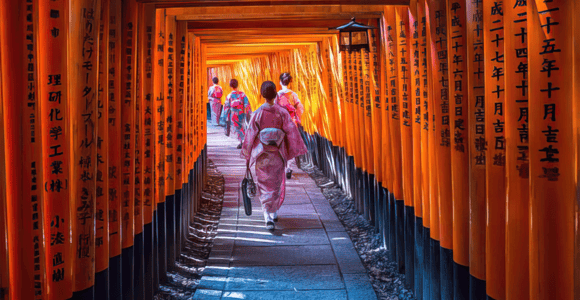Fushimi Inari – Arashiyama: Torii-Tore, Bambus, Affenpark