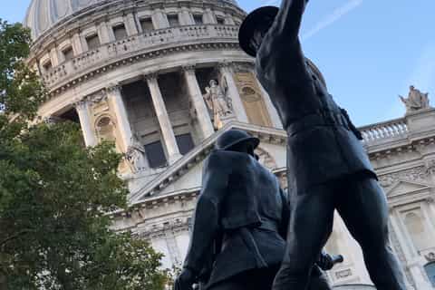 London Blitz City of London history near St Paul’s