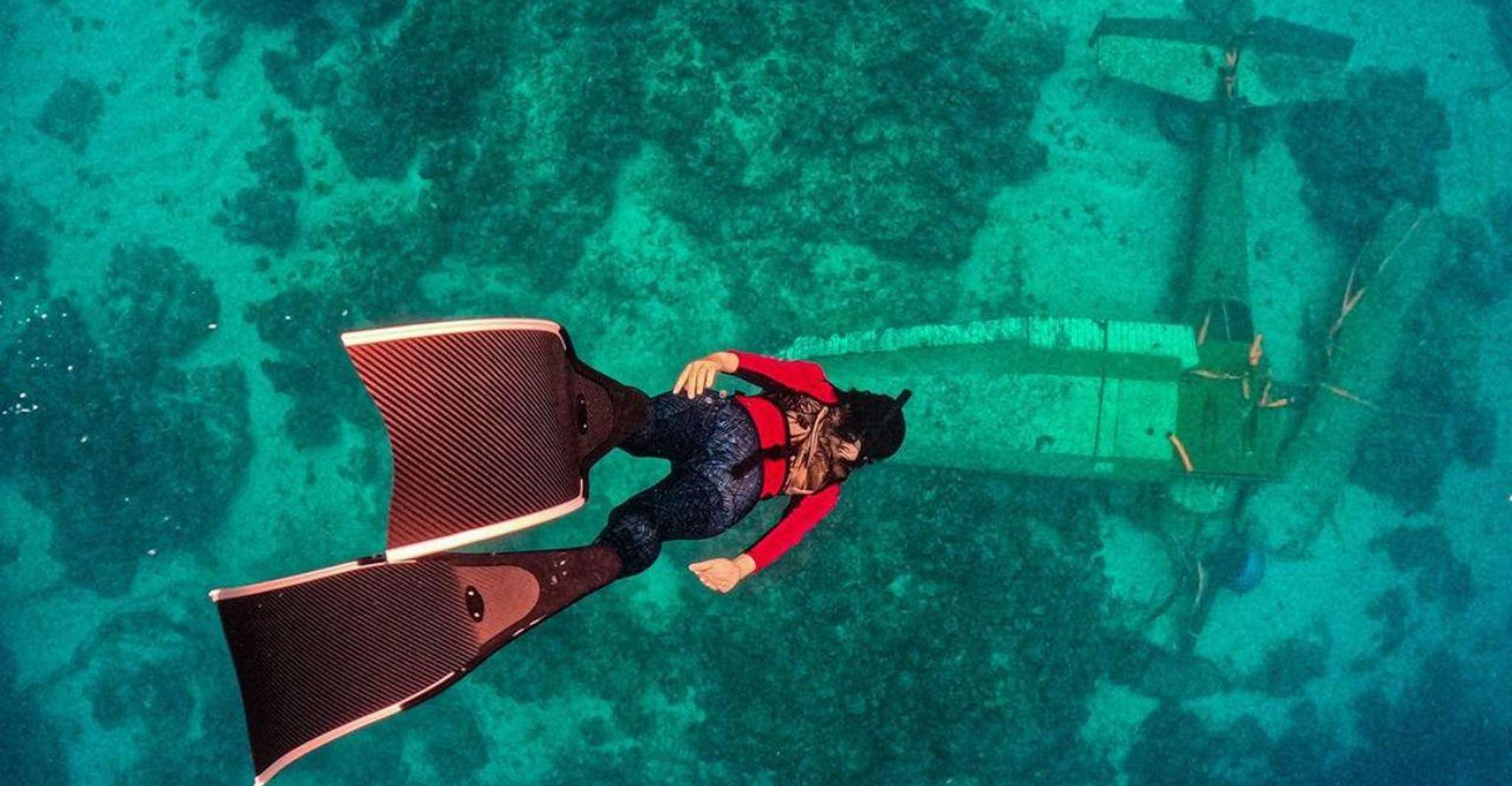 Panglao, Freediving al South Palms Plane Wreck - Hizvo