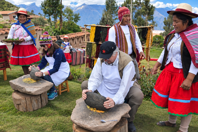 From Urubamba: Sacred Valley Tour with Pachamanca Tasting