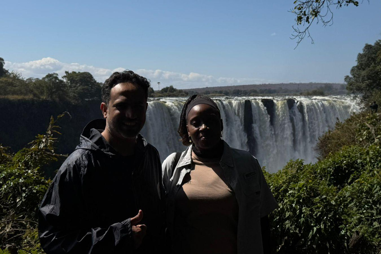 维多利亚瀑布：导览游和直升机飞行