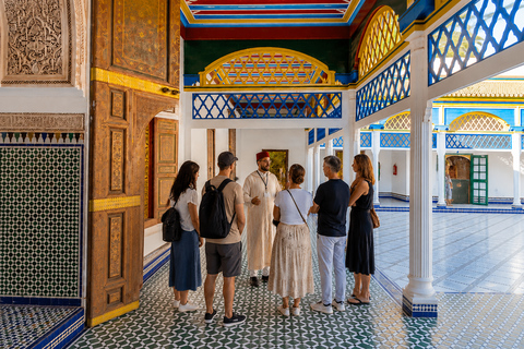 Marrakech: Bahia Palace, Ben Youssef Madrasa & Secret Garden English: Shared Group Guided Tour - From the Meeting Point