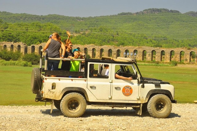 Visit City of Side Green Canyon Jeep Tour, Boat Trip & Waterfall in Side