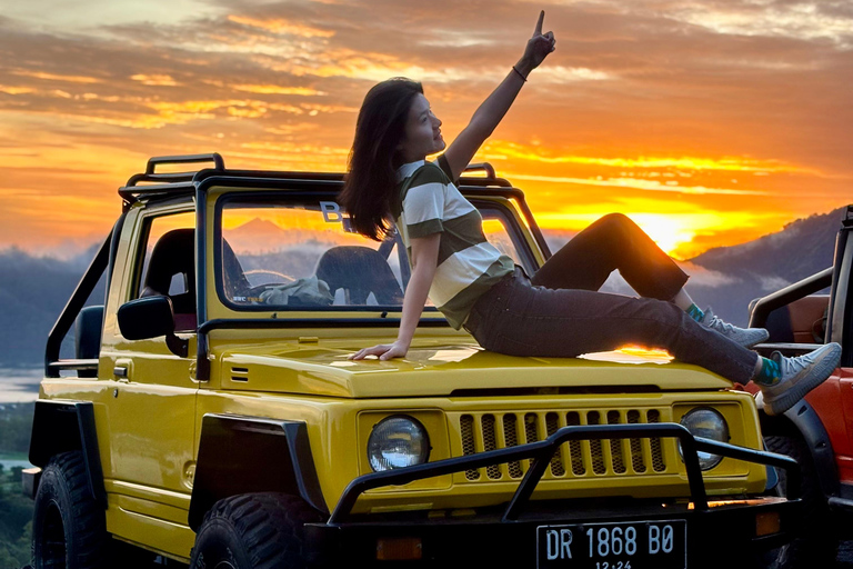 Bali: Sunrise Tour by 4WD Jeep and Instagramable Cafe Enttrance Tickets to The Janu Natural Hot Spring