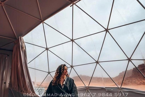 VIP 2-Day Private Petra, Wadi Rum & Dead Sea ( Martian ) bubble luxury Tent 5 star suncity camp
