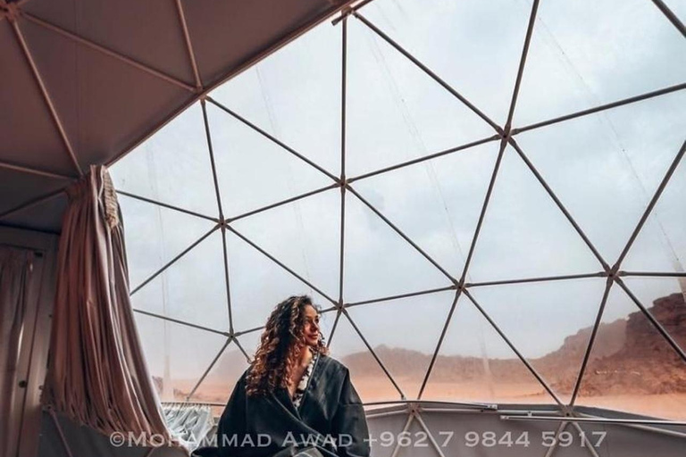 VIP 2-Day Private Petra, Wadi Rum & Dead Sea ( Martian ) bubble luxury Tent 5 star suncity camp