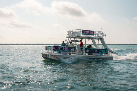 Key West: Double Decker Pontoon Boat Double Decker Pontoon Boat with Double Slides (8 Hours)