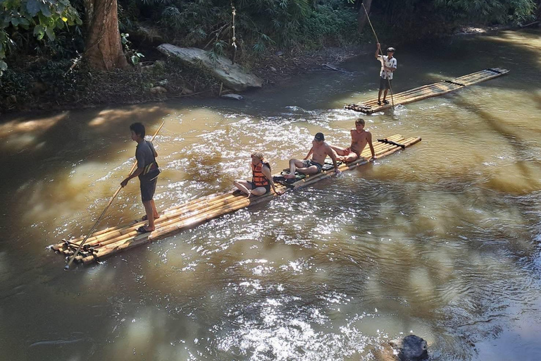 Chiang Mai: 2-Day Jungle Trek with Elephant Farm & Raft Ride Hotel Pickup and Drop-off (within Pickup Area)