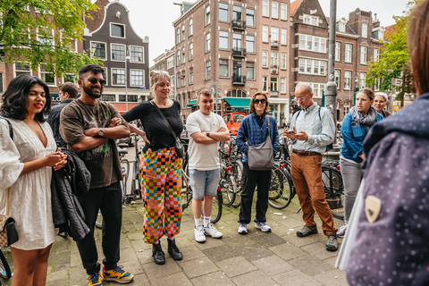 Amsterdã: Excursão a pé pelo distrito de Jordaan com comida local