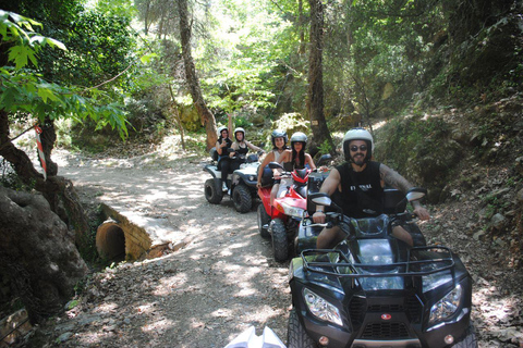 Creta: Excursión en quad todoterreno a pueblos con traslados al hotel