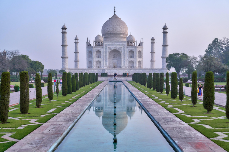 From Delhi: Taj Mahal Sunrise Tour with Elephant SOS Center Tour With Car + Guide