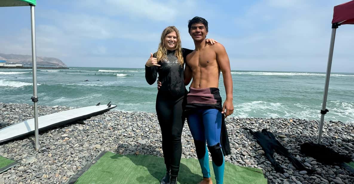 Lima: Surfkurs mit Ausrüstung & Profi‑Instruktor