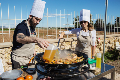 Valencia: Paella Full Experience Workshop på Villa IndianoPaella helhetsupplevelse