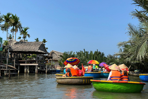 Hoi An: boottocht met Cam Thanh-mandKaartje voor de mandboot met hoteltransfers