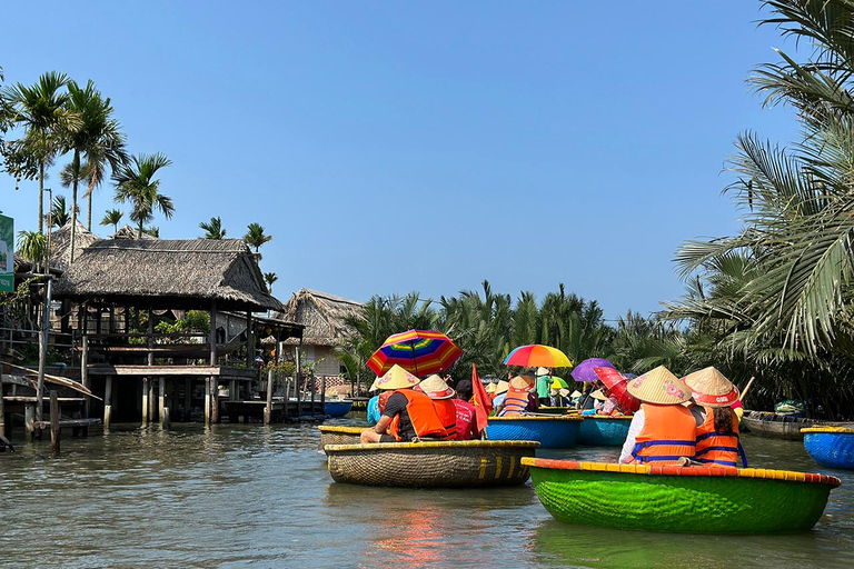 Hoi An: boottocht met Cam Thanh-mandKaartje voor de mandboot met hoteltransfers