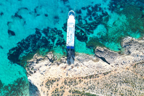 Bugibba: Comino & Blue Lagoon inc Sea Caves & Crystal Lagoon