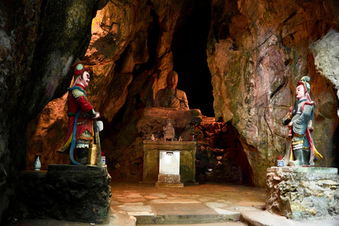 Da Nang: Visita à montanha de mármore, à Senhora Buda e às jóias escondidas