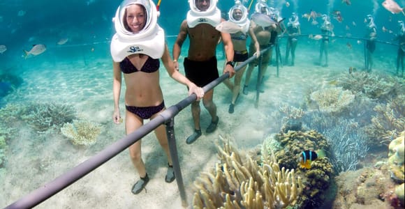 From Nha Trang: Sea Walking Explore Coral Reef- Daily Tour