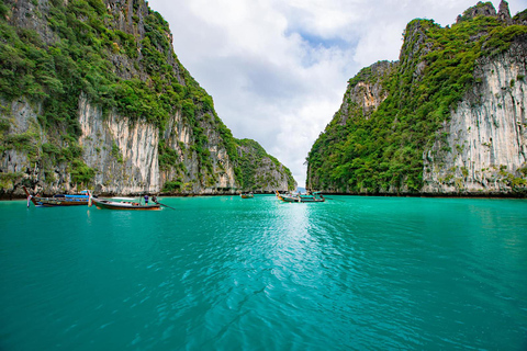 From Phuket: Lazy Snorkel & Explore at Bamboo & Phi Phi